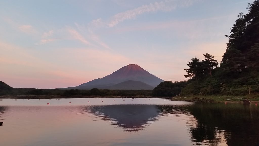 山梨ツーリング絶景　精進湖