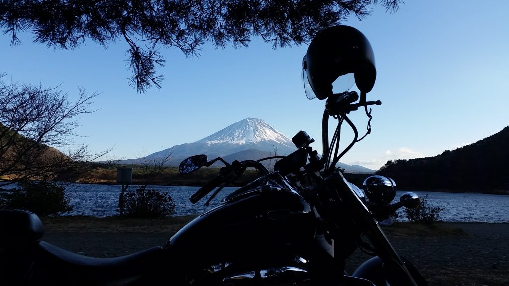 山梨ツーリング　富士山富士五湖　精進湖